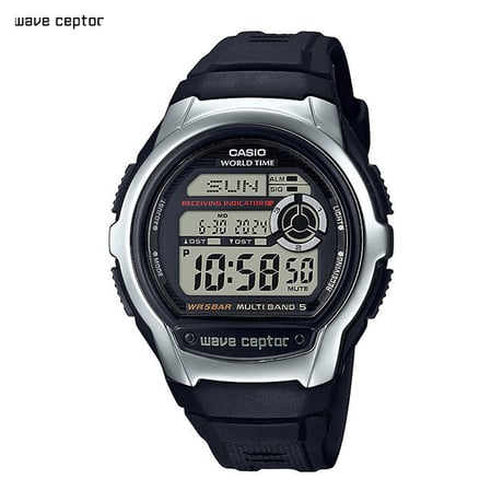 カシオ ウェーブセプター 腕時計 メンズ レディース CASIO wave ceptor 電波 防水 [ 国内正規品 ] WV-M60R-1AJF