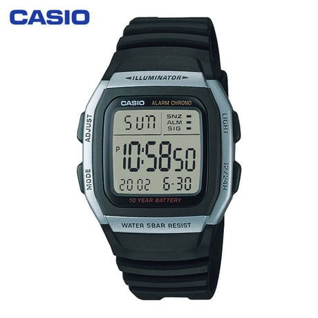 カシオ コレクション 腕時計 メンズ レディース CASIO Collection 防水 [ 国内正規品 ] W-96H-1AJH