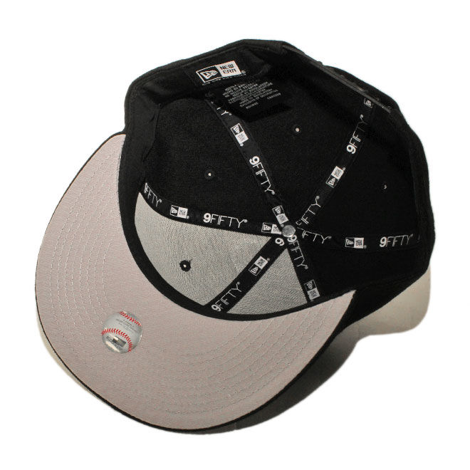 New Era 9FIFTY スナップバックキャップ グレー/オレンジ RC 9FIFTY フラットバイザー Powered by GORO NAKATSUGAWA（min
