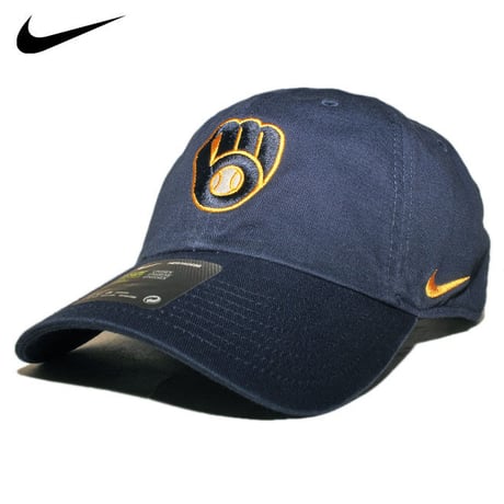 ナイキ ストラップバックキャップ 帽子 メンズ レディース NIKE MLB ミルウォーキー ブルワーズ フリーサイズ CZ2880-421