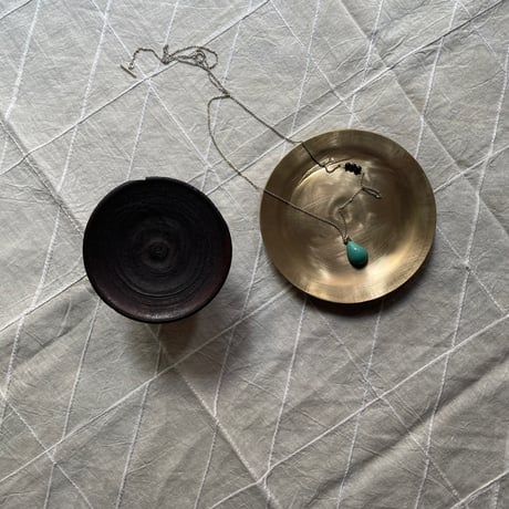 韓国の木の高台 アンティーク 李朝 極小