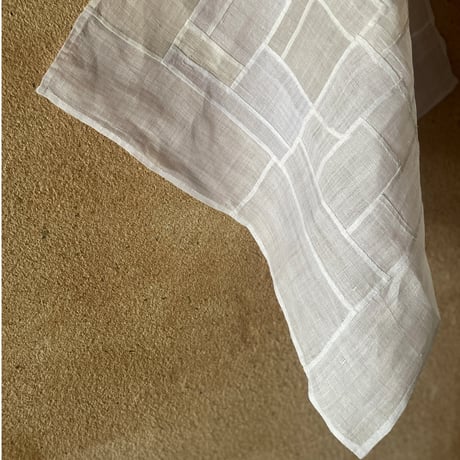 小ぶりなサイズのシャリ感のあるポジャギ1/アンティーク生地