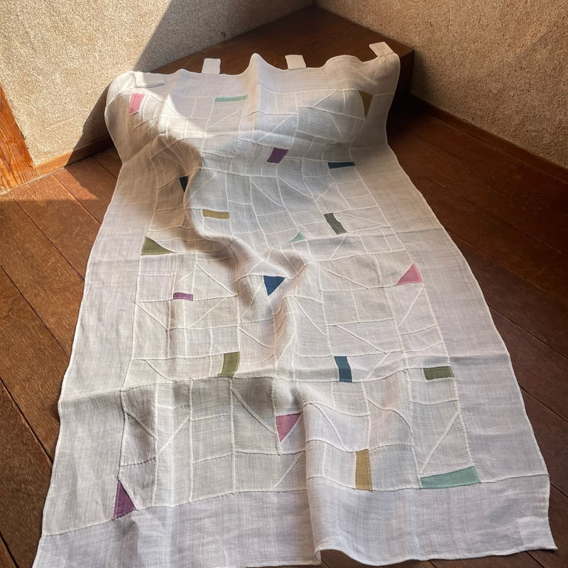 縦長のアンティーク生地のポジャギ カラー | hapun