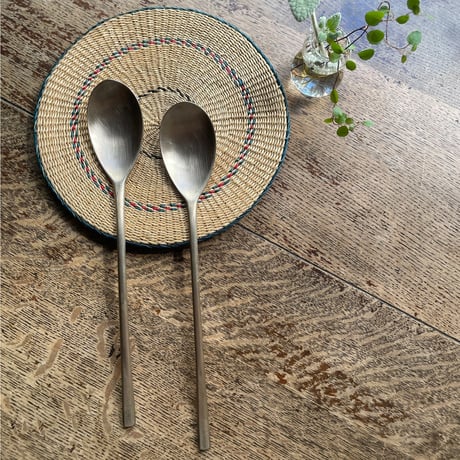 韓国の真鍮の長いスッカラ ヴィンテージ