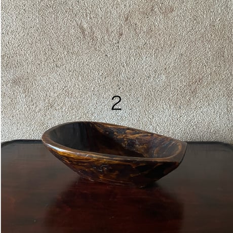 韓国 済州島のハムジバク 木彫りの器 ヴィンテージ