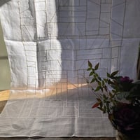 カフェカーテン風ポジャギ/アンティーク生地 | hapun