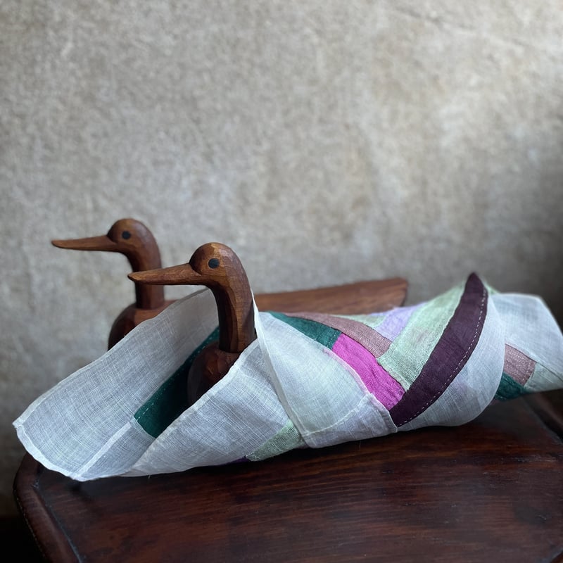 韓国の木彫りの鳥ペア/ナチュラル/大/ヴィンテージ | hapun