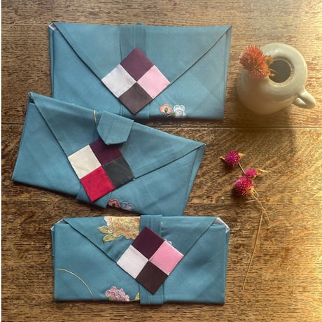 韓国の刺繍の布封筒/ヴィンテージ
