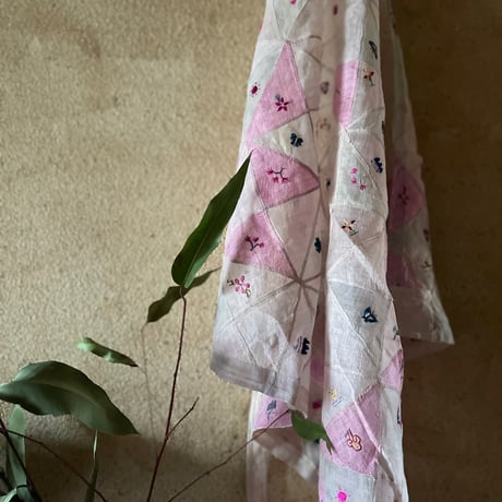 手刺繍のポジャギ アンティーク