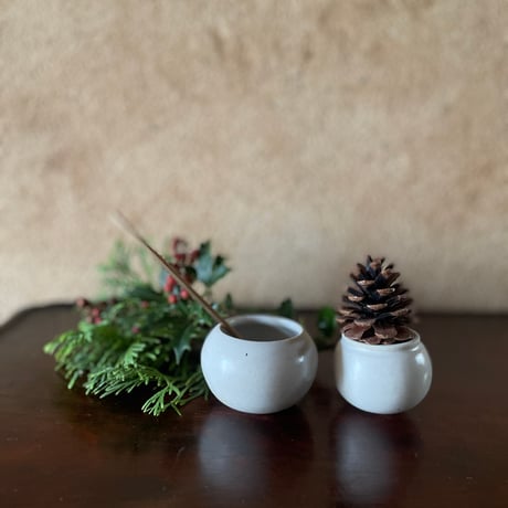 morina pottery /雪だるま