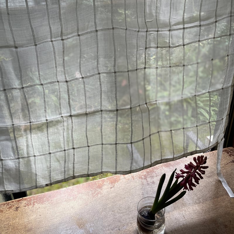 シンプルパターンの白いポジャギ/アンティーク | hapun