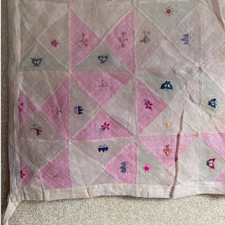 手刺繍のポジャギ アンティーク