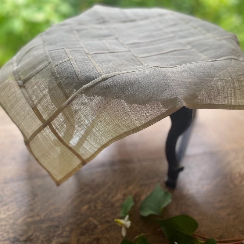 オフホワイトのポジャギランチョンマット | hapun