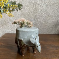 佳器工房/キツネ花器