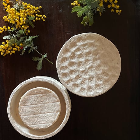hapun pottery/高台皿カマンベール