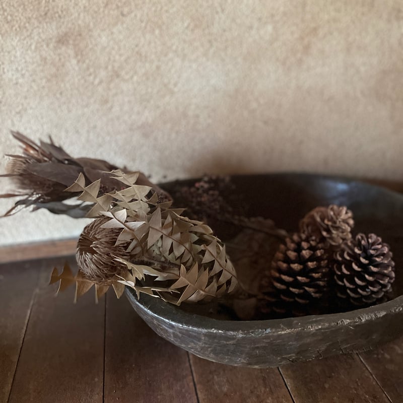 木彫りの鉢 くりぬき ハムジバク アンティーク | hapun