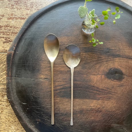 韓国の真鍮の長いスッカラ ヴィンテージ