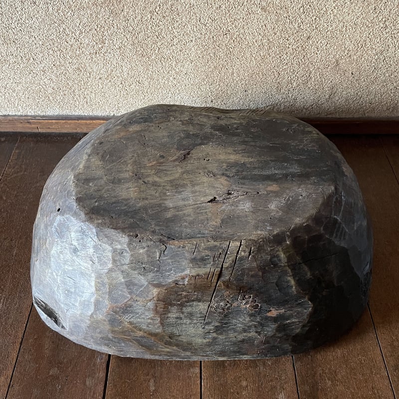 木彫りの鉢 くりぬき ハムジバク アンティーク | hapun