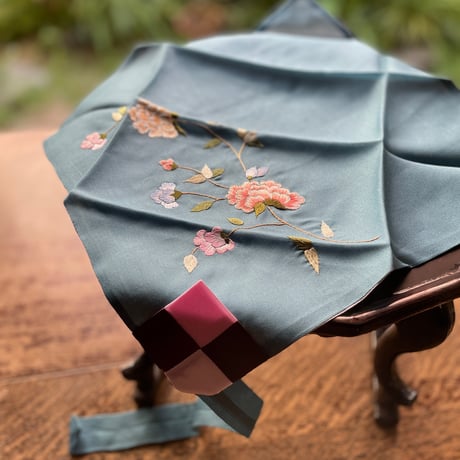 韓国の刺繍の布封筒/ヴィンテージ