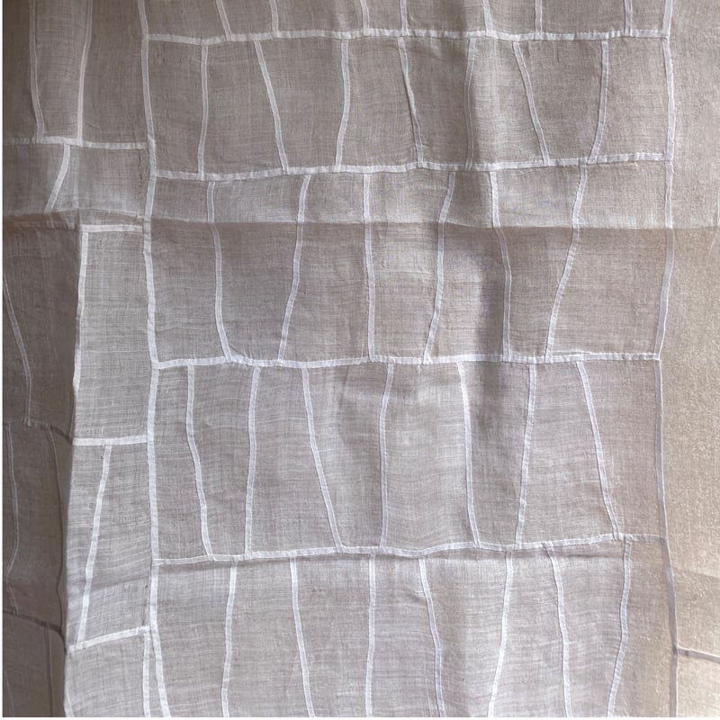 透け感がきれいなポジャギ 白 アンティーク | hapun