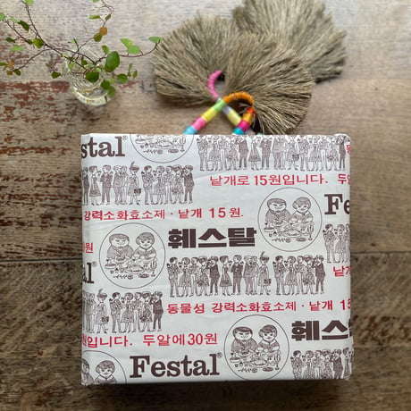 韓国のレトロな包装紙