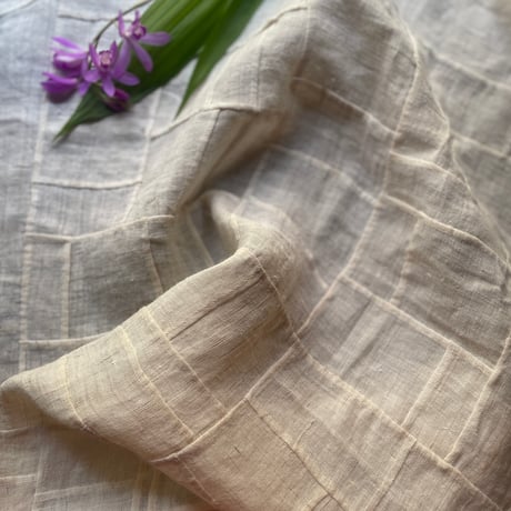 縦長のアンティーク生地のポジャギＢ