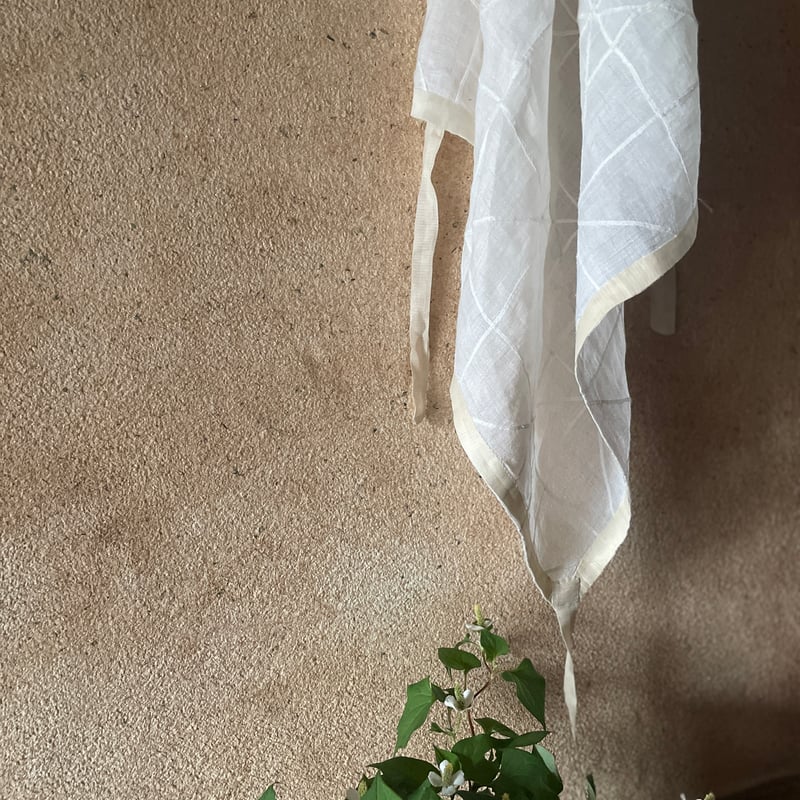 小ぶりな縁シルクポジャギ/アンティーク | hapun