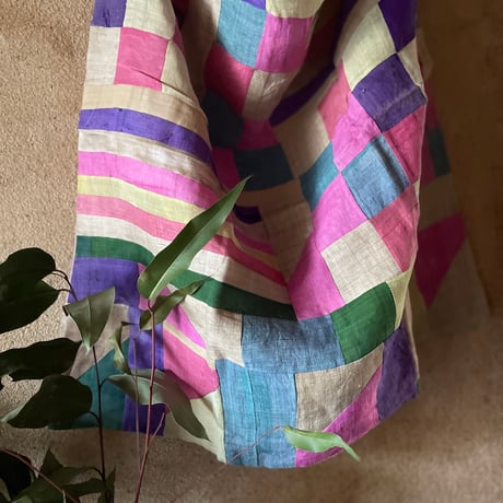 手縫い ポジャギ ベルギーリネン 105×78cm ベビーピンク LCW Kids Bisiklet Yaka Pelüş Detaylı Uzun Kollu Kız Çocuk Triko
