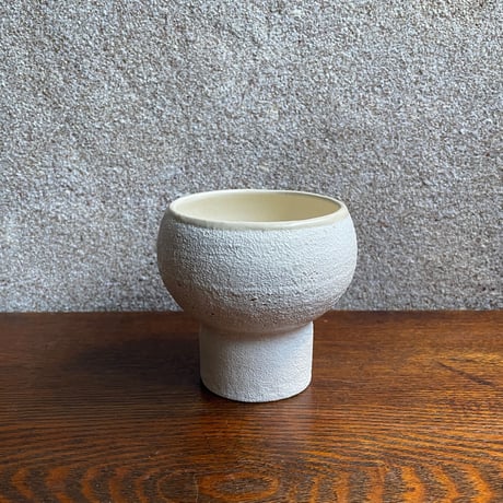 hapun pottery/フリーボウル ナチュラル 変形シリーズM