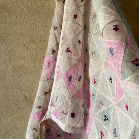 手刺繍のポジャギ アンティーク