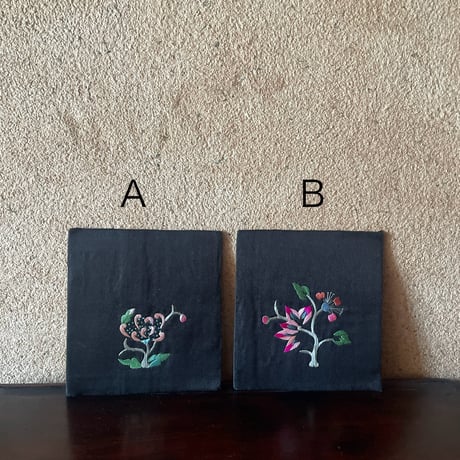 韓国の手刺繍の枕飾り アンティーク