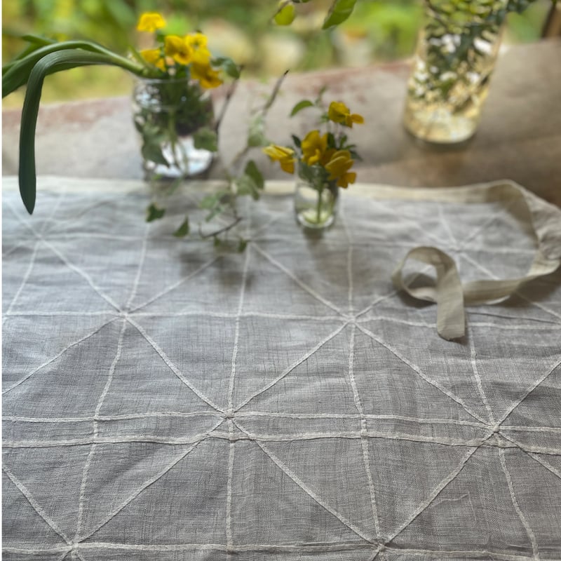 小ぶりな縁シルクポジャギ/アンティーク | hapun