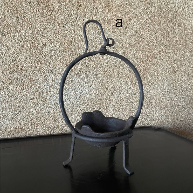 韓国の古い鉄の灯火器 アンティーク | hapun