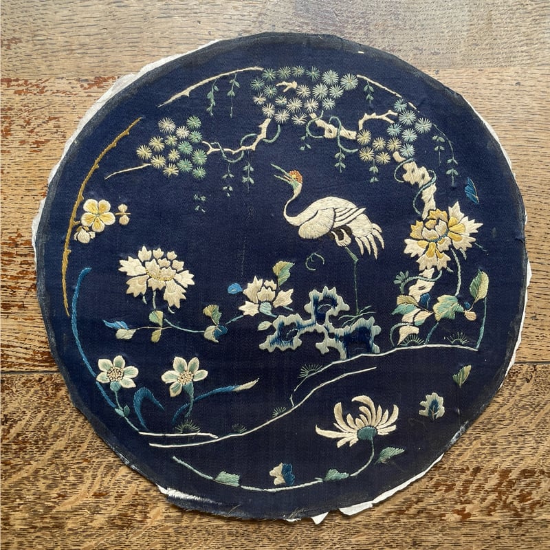 韓国刺繍　掛け布団　鶴デザイン刺繍 韓国刺繍 掛け布団 鶴デザイン刺繍