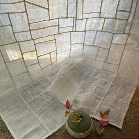 縦長のアンティーク生地のポジャギＢ