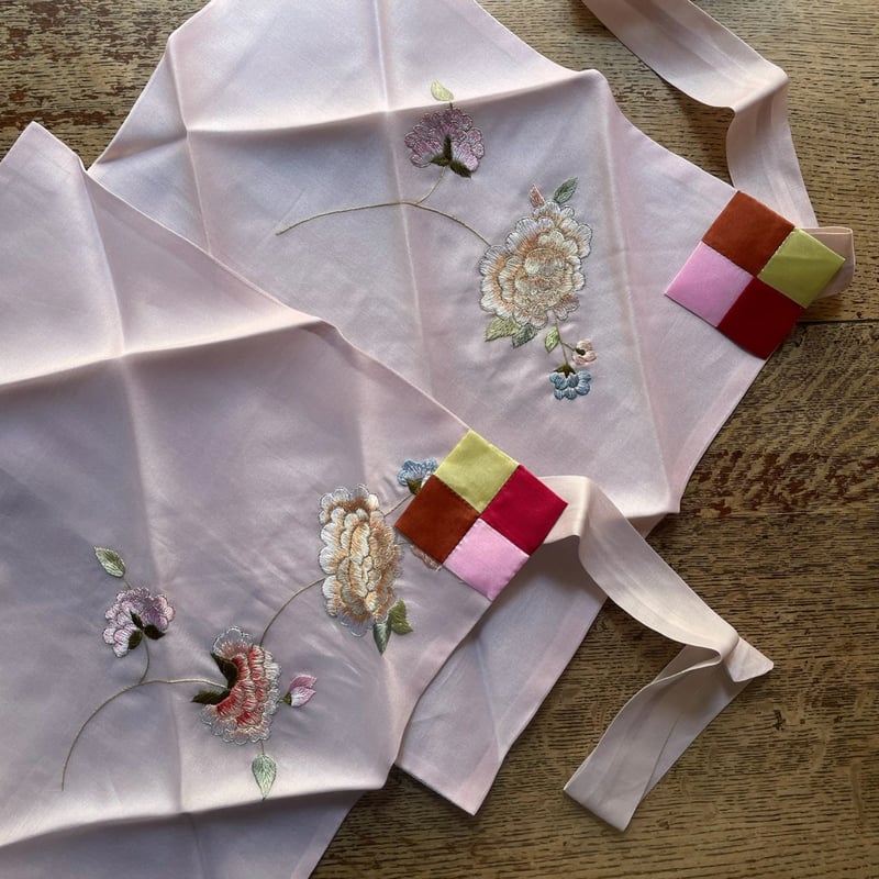 韓国の刺繍の布封筒/ヴィンテージ | hapun 