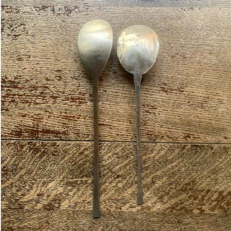 韓国の真鍮の長いスッカラ ヴィンテージ