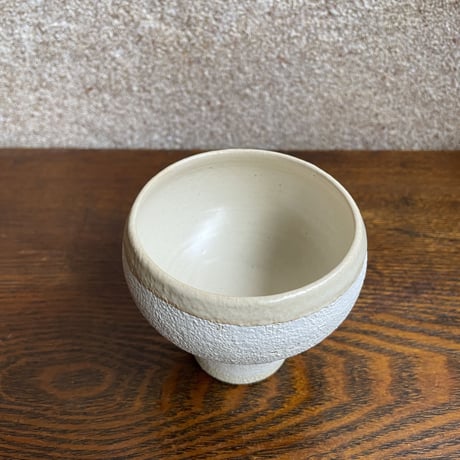 hapun pottery/フリーボウル ナチュラル 変形シリーズS