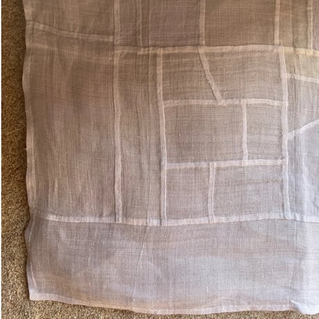 小ぶりなサイズのシャリ感のあるポジャギ1/アンティーク生地