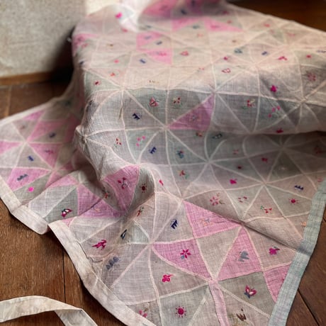 手刺繍のポジャギ アンティーク