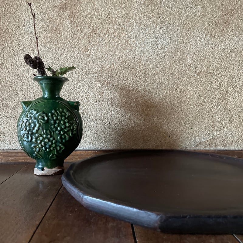 韓国のマットで黒っぽい天板 アンティーク | hapun