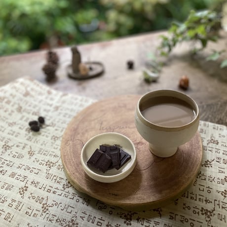 hapun pottery/フリーボウル ナチュラル 変形シリーズS
