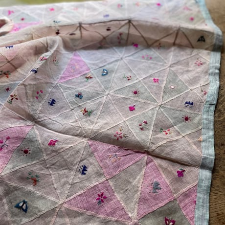 手刺繍のポジャギ アンティーク