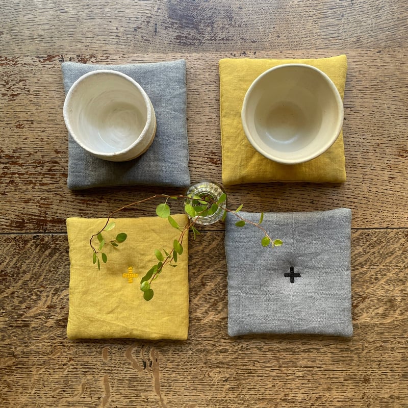 かっぱじき/コースター 四角/大 | hapun