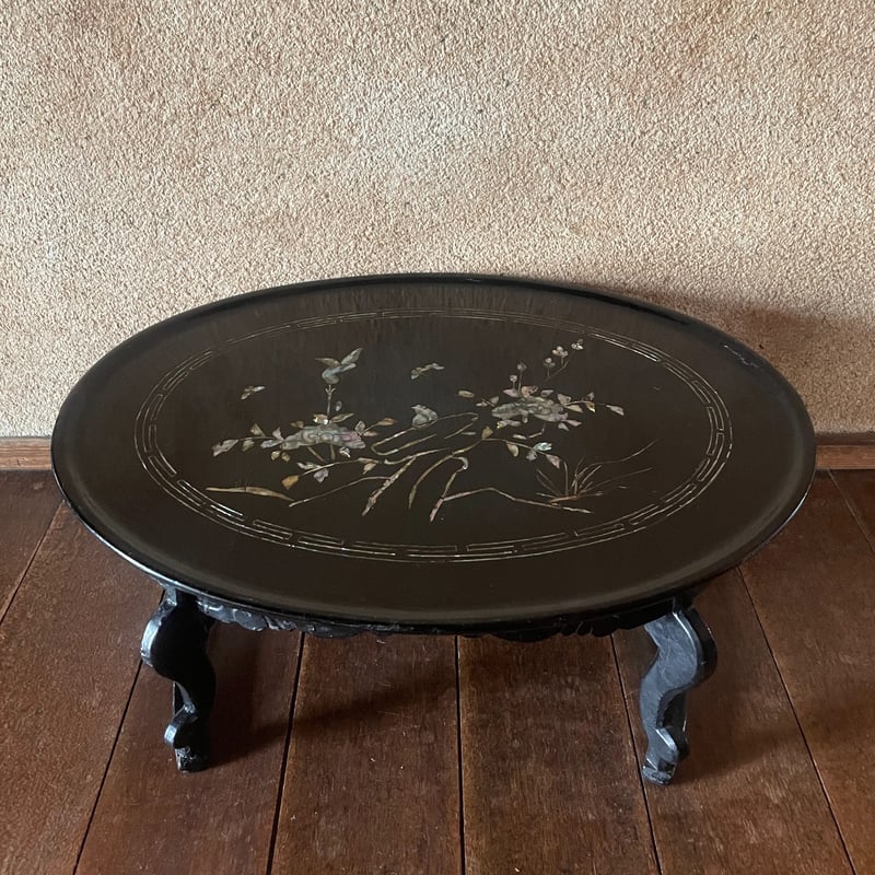 韓国の螺鈿のソバン/楕円/アンティーク | hapun