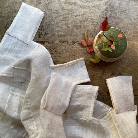 縦長のアンティーク生地のポジャギＢ