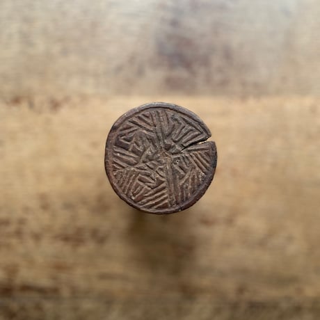 韓国の古い木のはんこ AとB 餅型