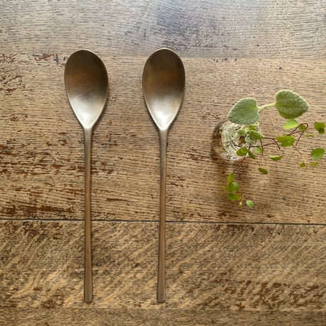 韓国の真鍮の長いスッカラ ヴィンテージ