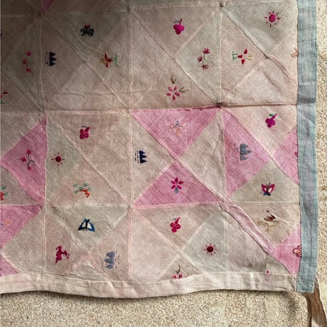 手刺繍のポジャギ アンティーク