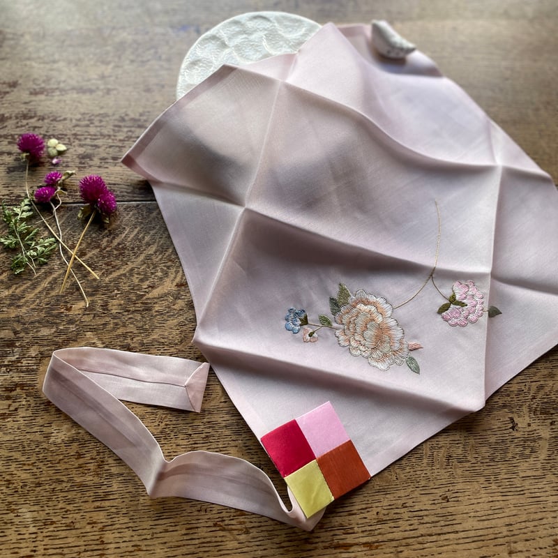 韓国の刺繍の布封筒/ヴィンテージ | hapun 
